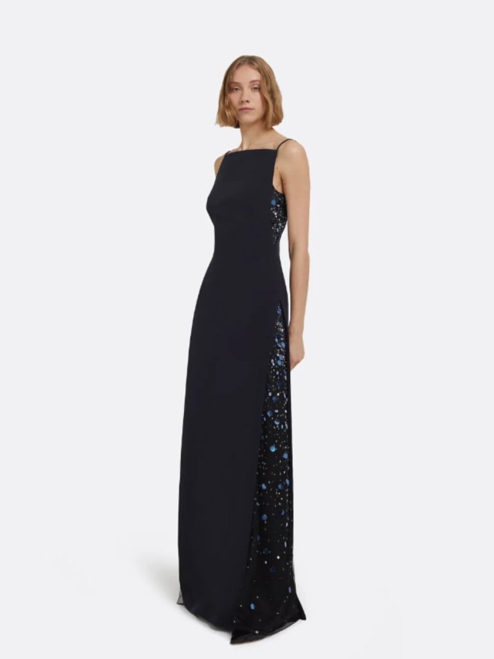 Safiyaa Leah Dress 36 FR/ 4 US/ S Midnight Navy MSRP $2655 NWT